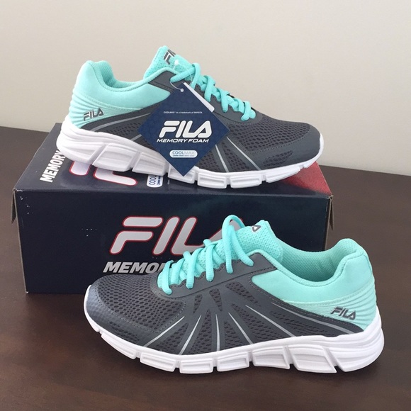 fila teal shoes